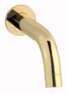 Plieger Roma baduitloop wandmontage 1/2x16.8cm goud ID320 GOLD