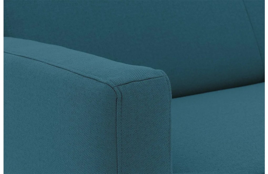 Goossens Key West blauw, stof, 3-zits, modern design
