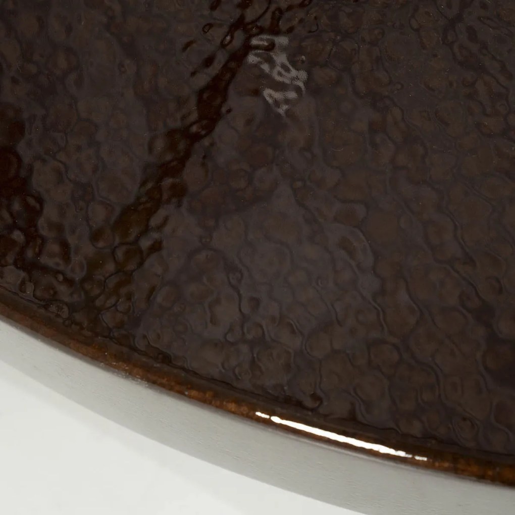 Eleonora Juliet Luxe Salontafel Rond Groot Bruin - 110 X 110cm.