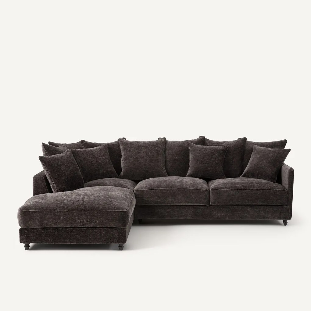 Hoekslaapbank van gerecycled polyester, Lazare