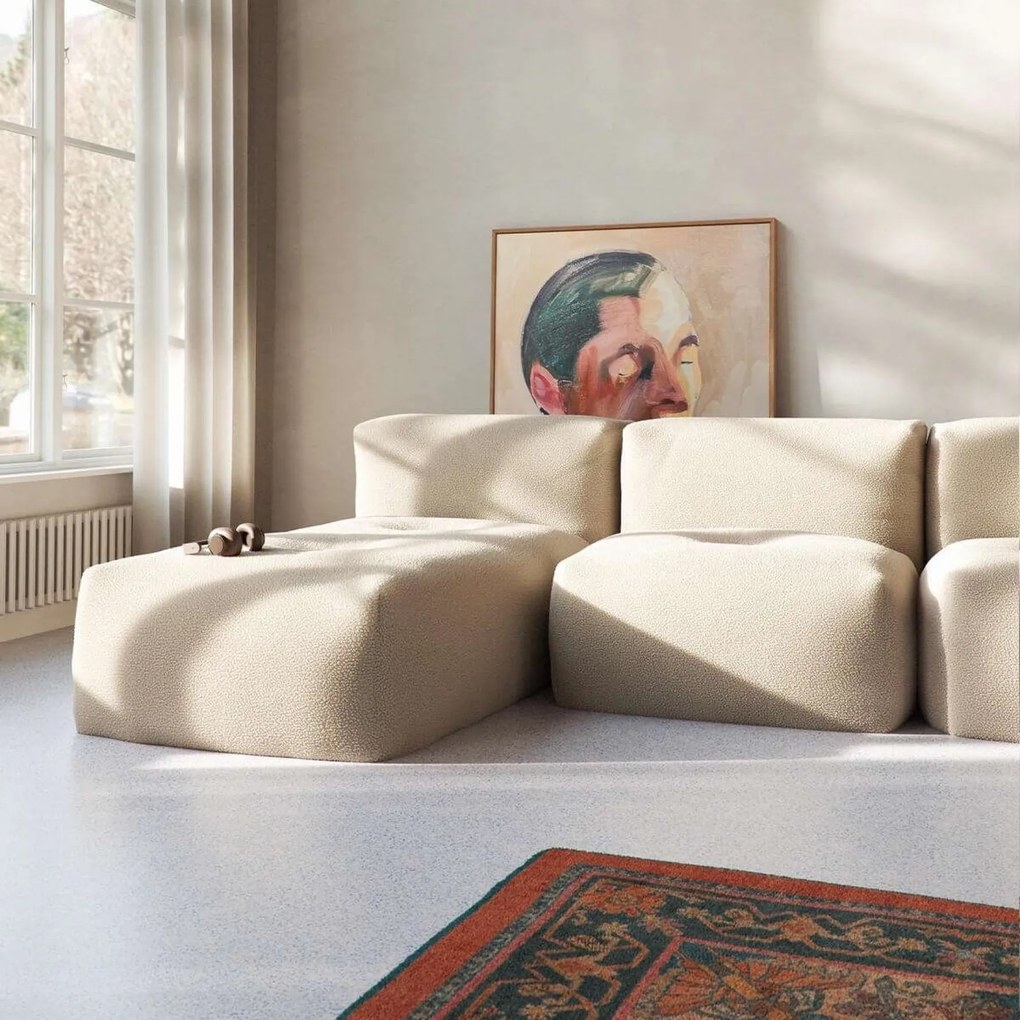 Soft Zitzak Indoor Seat - Teddy Beige
