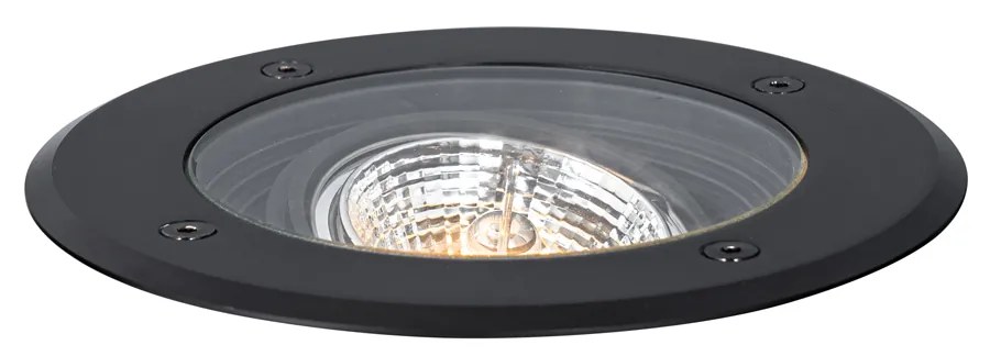 Set van 6 Moderne buiten grondspots zwart AR70 verstelbaar IP65 - Delux Modern GU10 IP65 Buitenverlichting