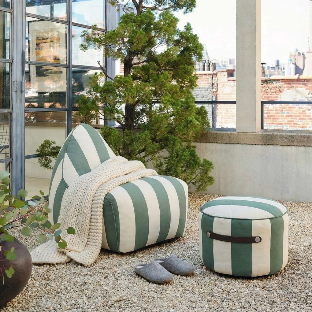 Sackit Stoel & Pouf Outdoor - Renesse Olive