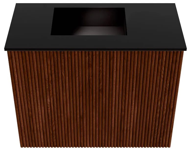 Mondiaz Joya 50cm toiletmeubel ruby met wastafel faye links 1 kraangat urban