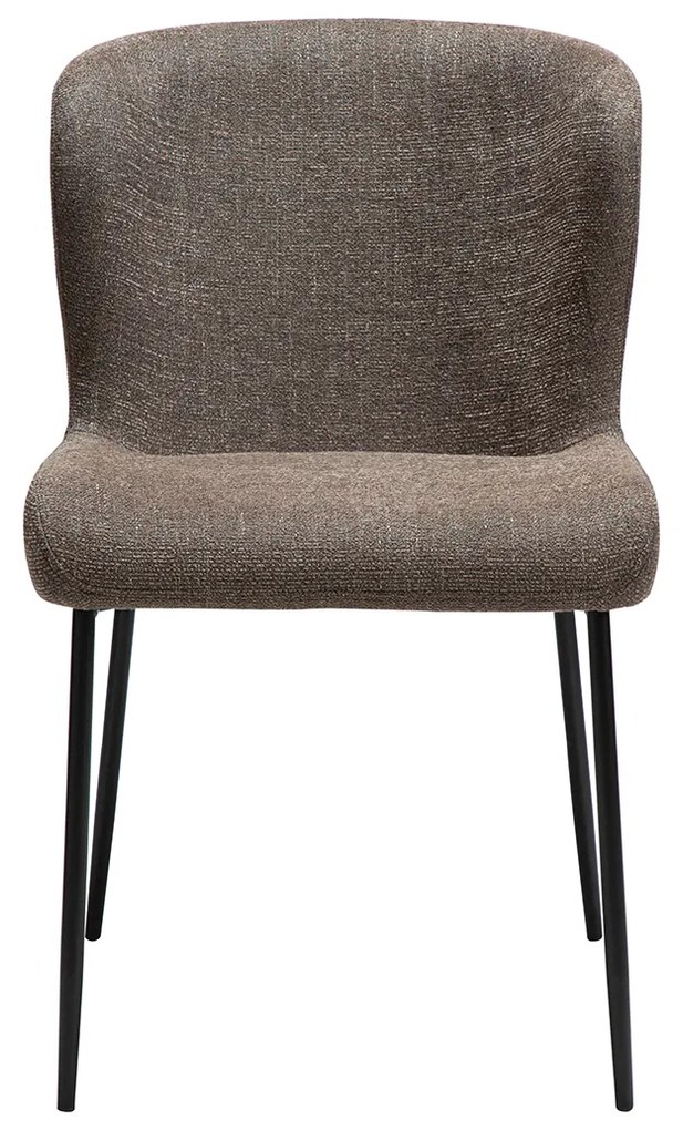 Dan-Form Glam Luxe Eetkamerstoel Boucle Bruin
