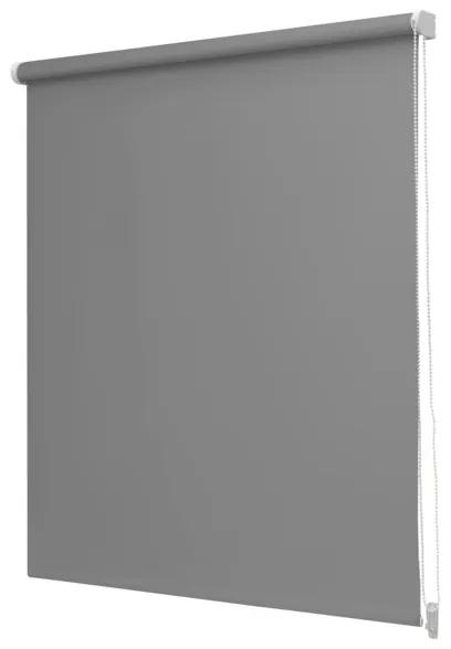 Intensions Rolgordijn 120x190x5cm lichtdoorlatend Polyester met kunststof raamwerk Donkergrijs 1187330