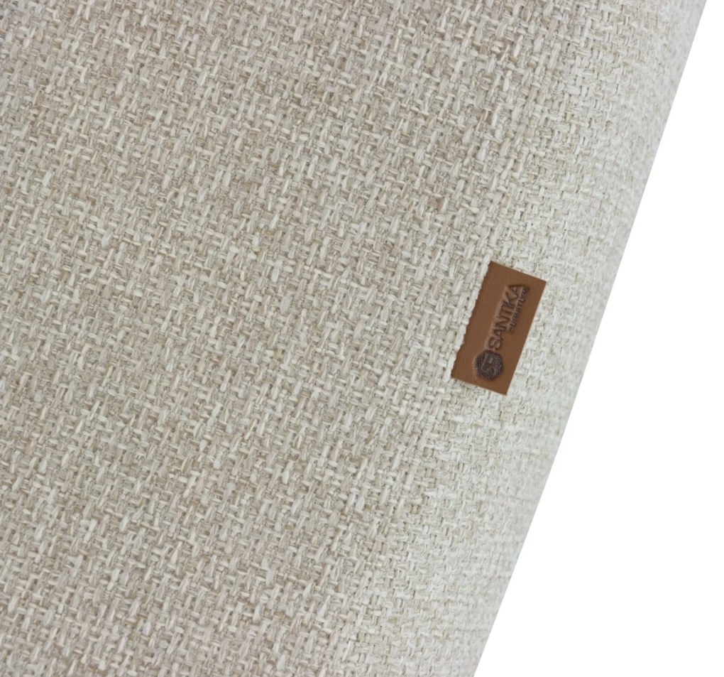 Santika Furniture Santika Arlington Ligbed Met Sahara Kussen Teak Old Teak Greywash