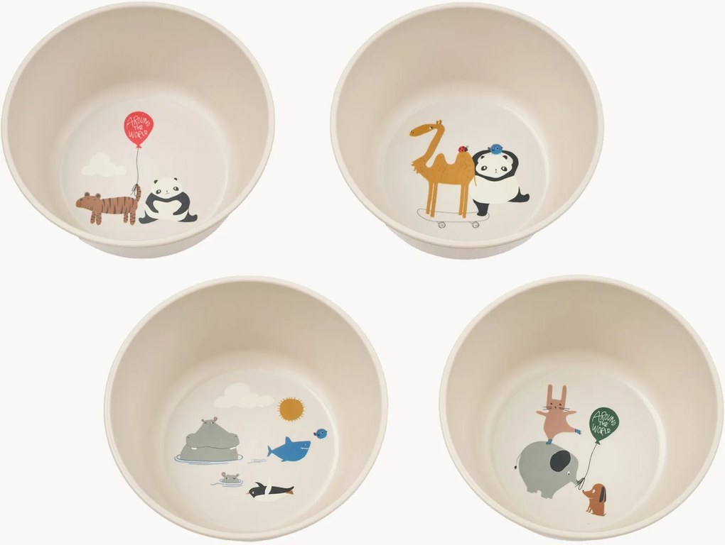 Kinderschalen Cees, 4-delig