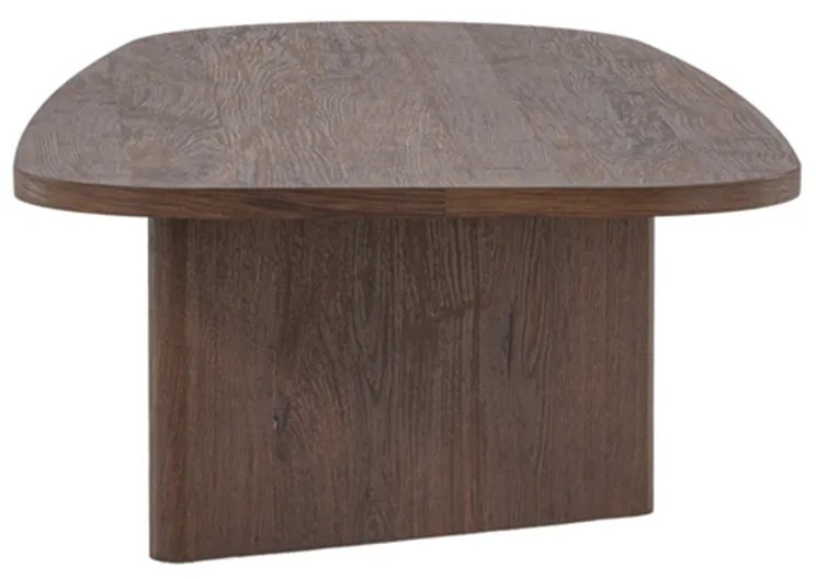 Organische Salontafel Mocca - 65 X 130cm.