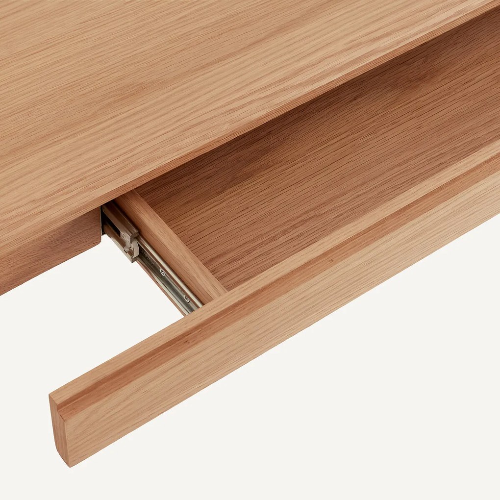 Massief eiken en eikenfineer console, lade, SANARA
