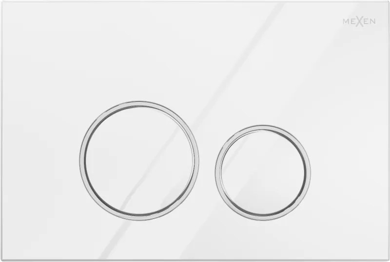 Mexen Fenix 05  spoelknop, glanzend wit - 600500