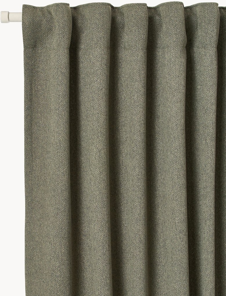 Ondoorzichtige multi-band gordijnen Joan, 2-delig, in verschillende formaten