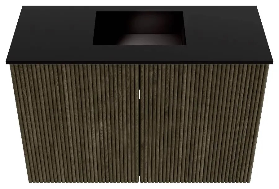 Mondiaz Joya 60cm toiletmeubel shadow met wastafel faye midden zonder kraangat urban