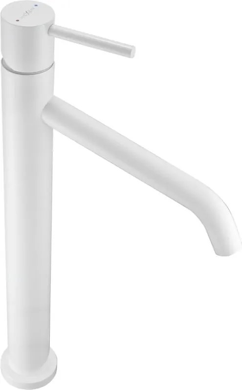 Mexen Rumba hoge wastafelkraan, wit - 73510-20
