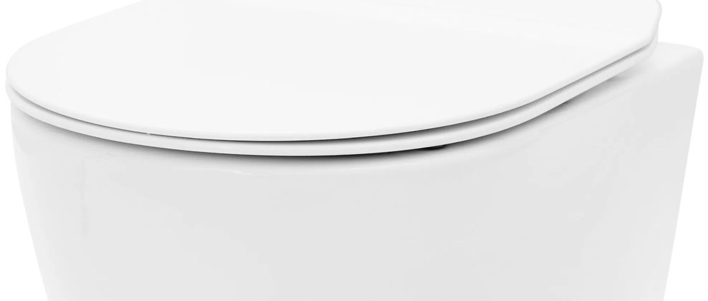 TOILETZITTING UF DUROPLAST FLAT WHITE