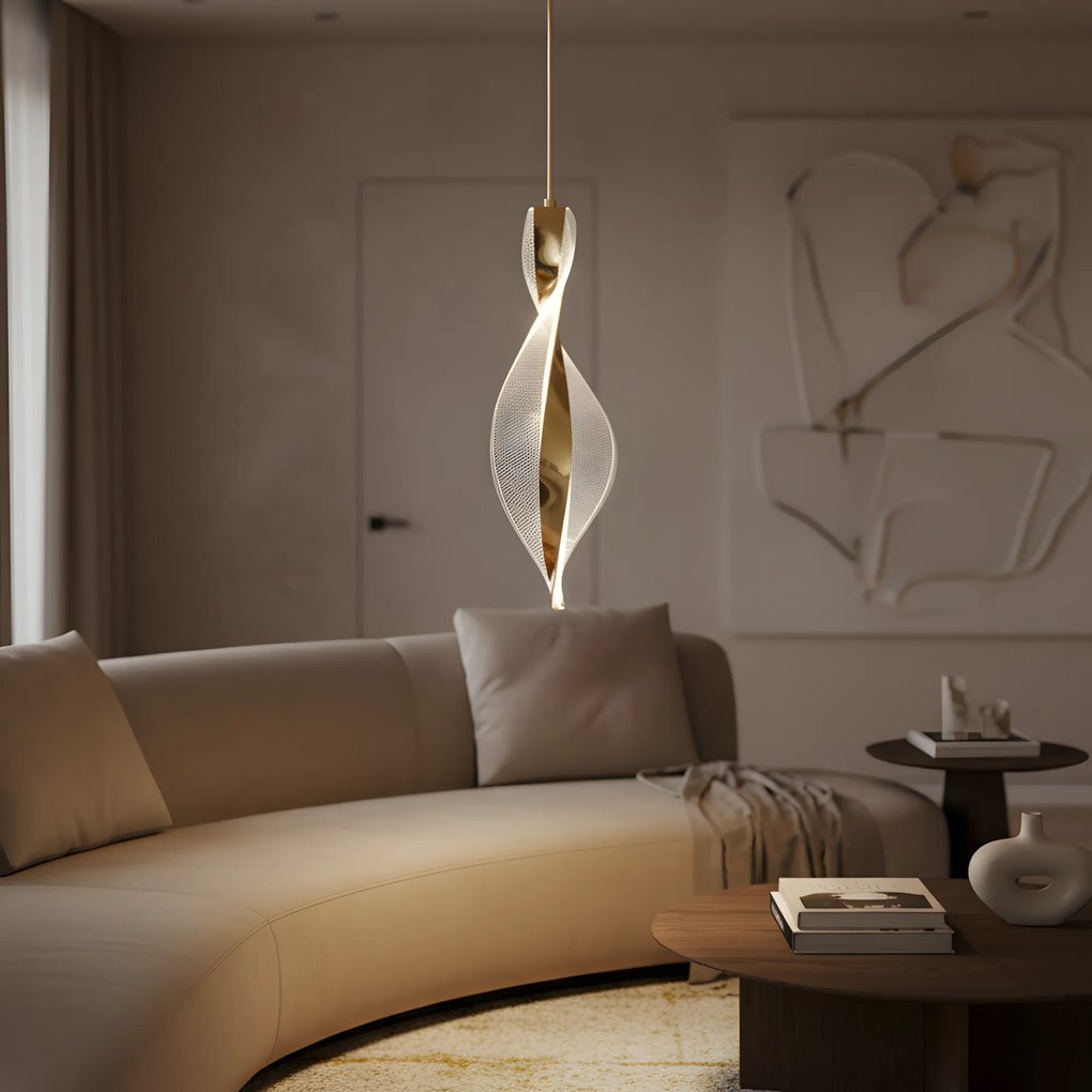 Hanglamp LED G120-CP GOLD