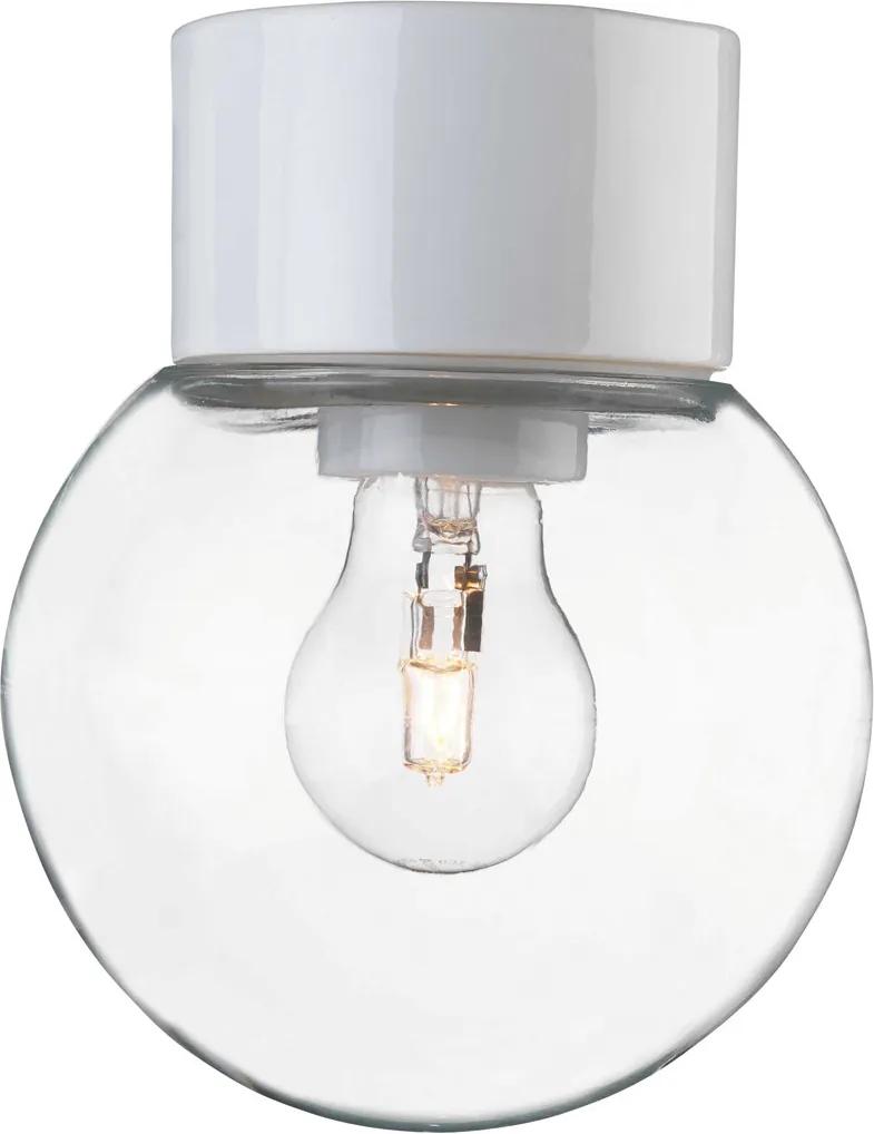 Ifö Electric Classic Globe plafond-en wandlamp porselein IP54 150mm