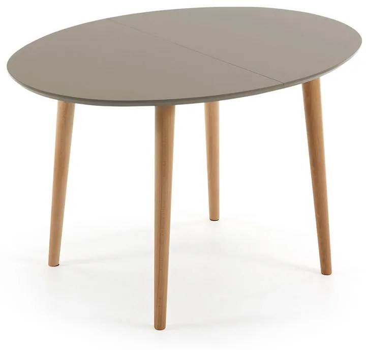 Kave Home Oqui Uitschuifbare Eettafel Bruin 120 Cm