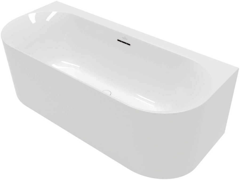 Villeroy & Boch Loop & Friends half vrijstaand bad 180x80x44cm glans alpin wit acryl