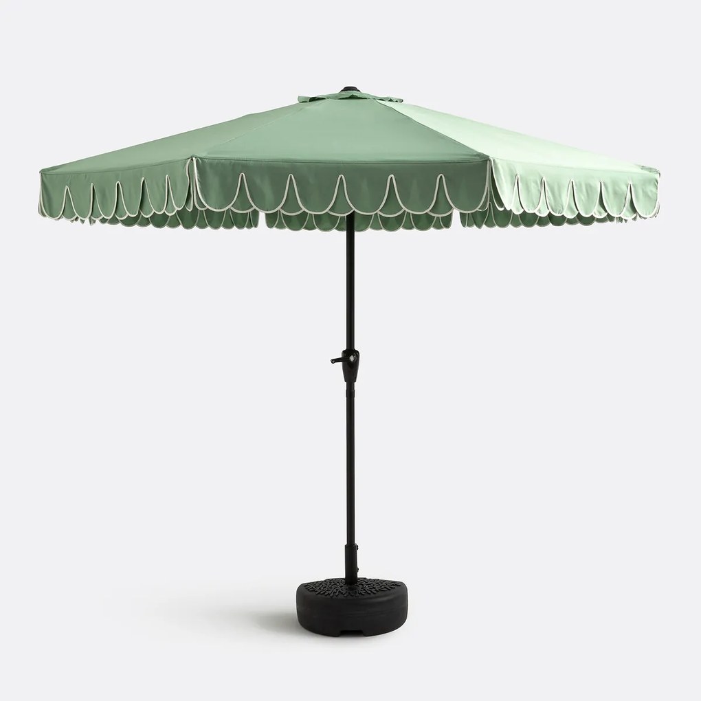 XXL parasol met dubbele volant, Lagoa
