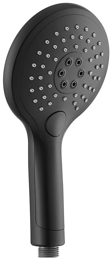 Saniclear Plus inbouw regendouche met inbouw douchekop 30x30cm en 2 standen handdouche zwart mat