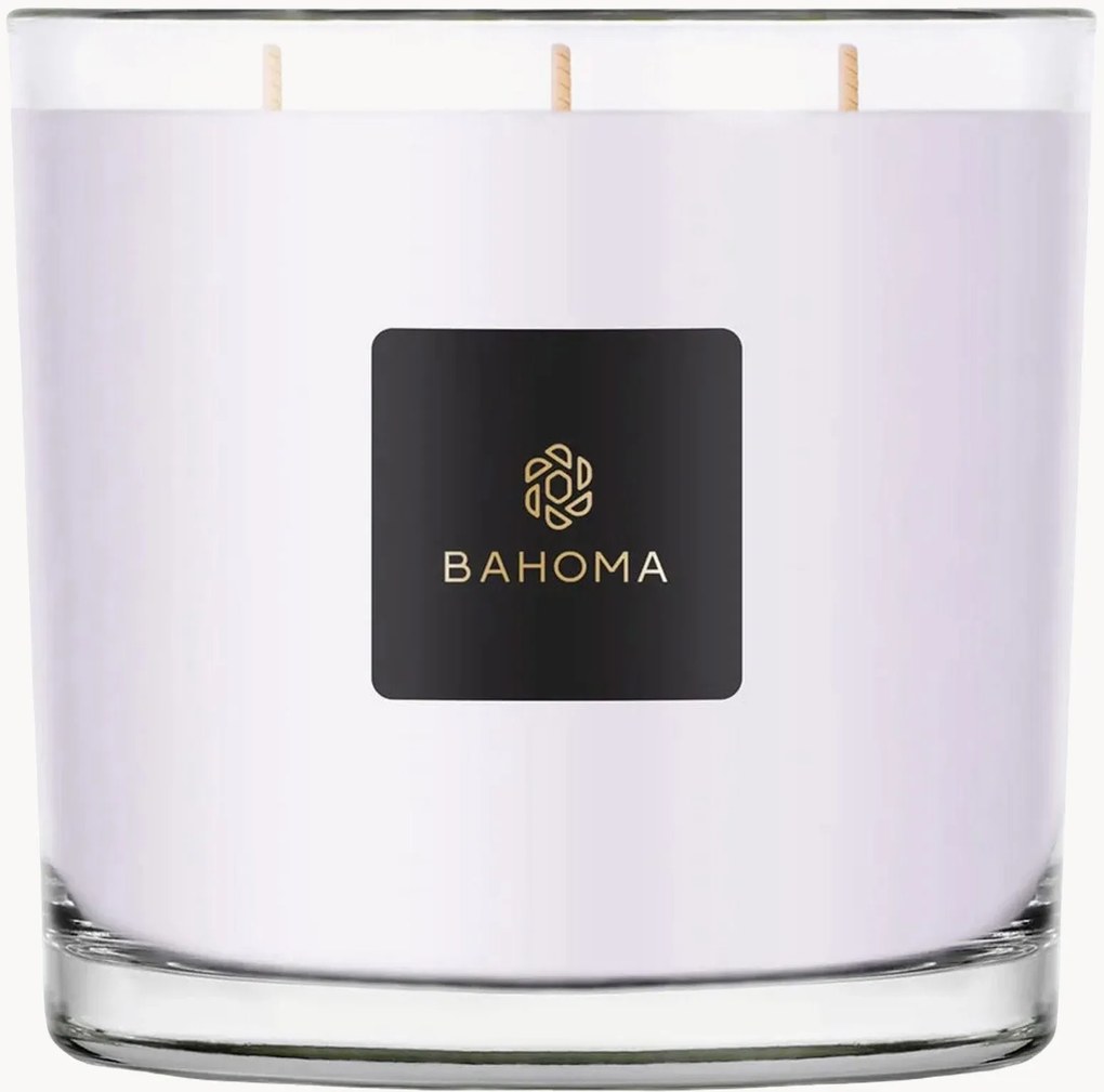 XXL kaars in een doos (wilde heide & eikenhout)