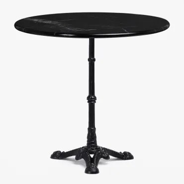 Roma Marmeren Bartafel Zwart Marquina-marmer & Rond & Zwart - Sklum