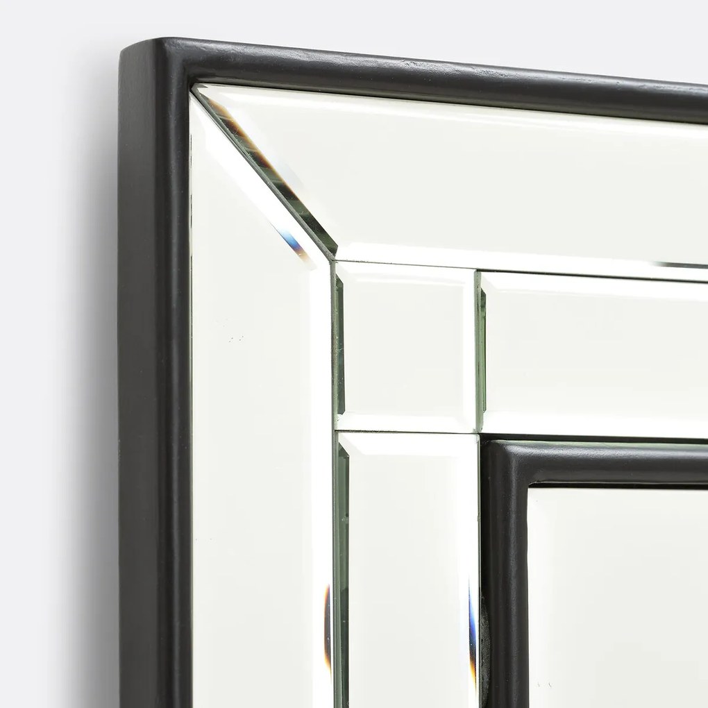 Rechthoekige spiegel, afgeschuinde afwerking, breedte 60 x hoogte 90 cm, Andella