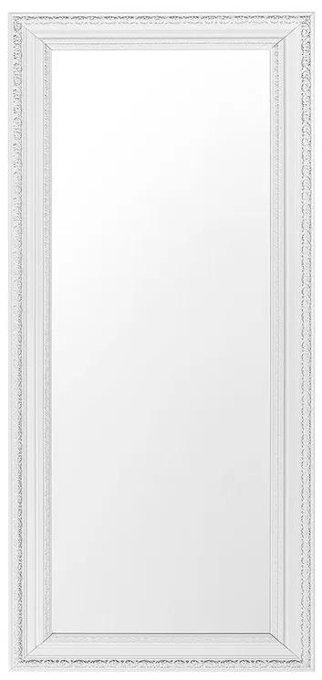 Wandspiegel wit/zilver VERTOU Beliani