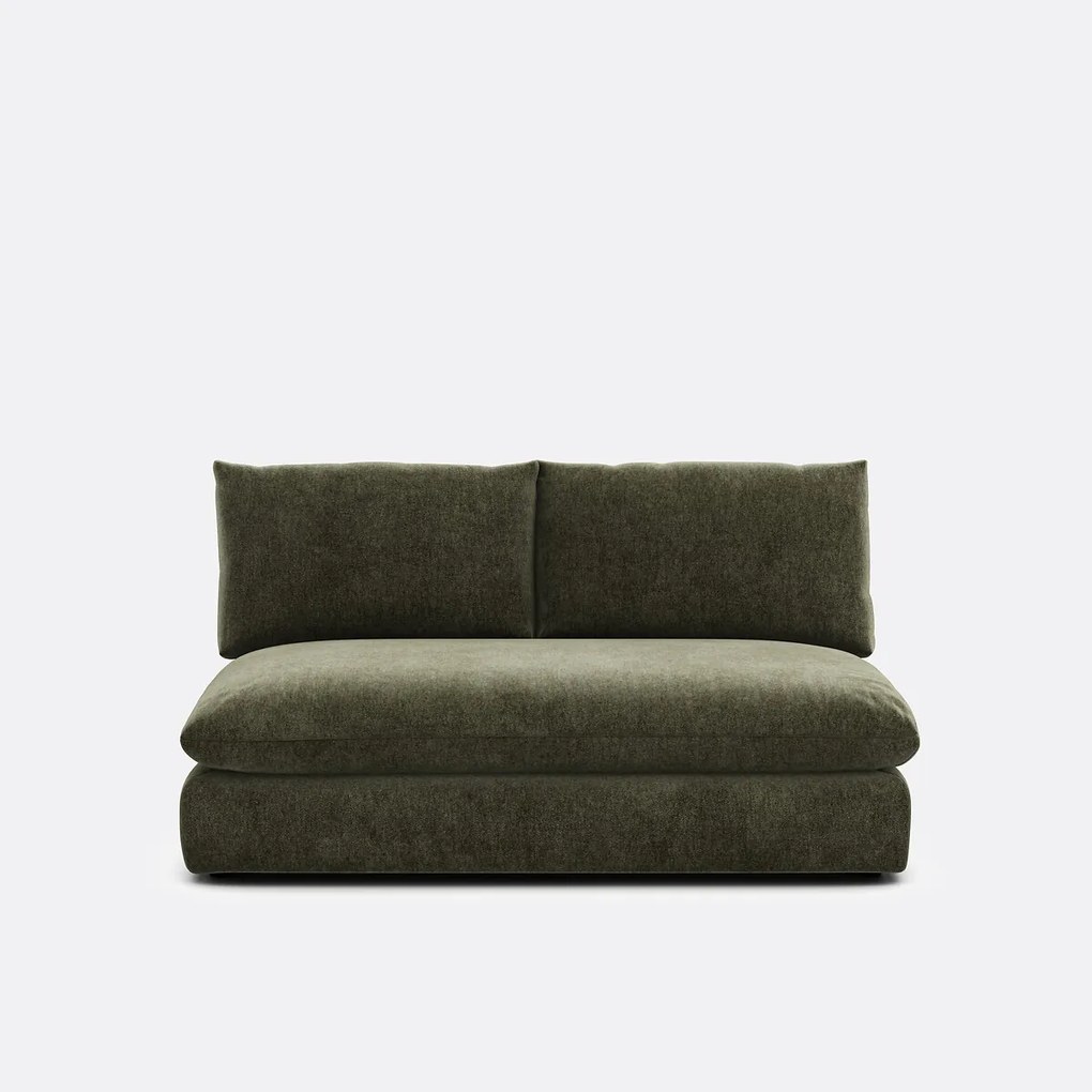 Modulaire 2-zitsbank.gemêleerd polyester, Malo
