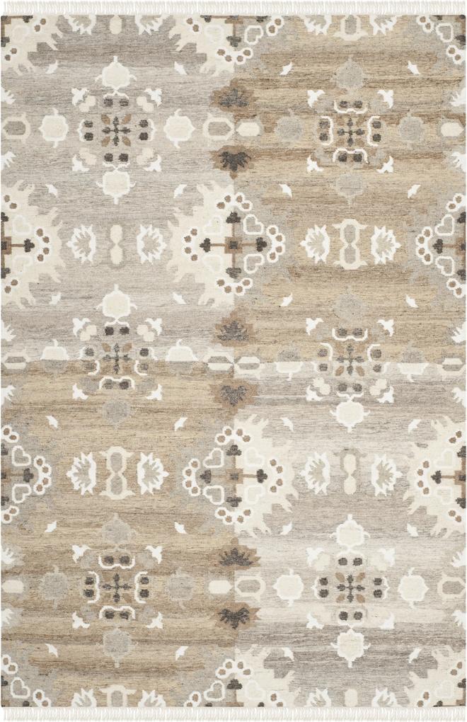 Safavieh | Vloerkleed Ambroso Kilim 90 x 150 cm grijs, multicolour vloerkleden wol, viscose, katoen vloerkleden & woontextiel vloerkleden