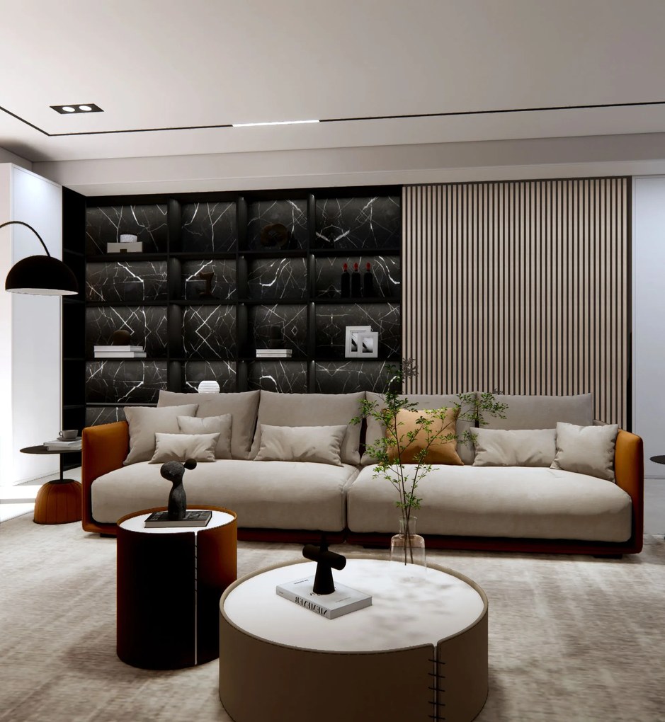 AkuPanel 240 cm Walnoot - Akoestische panelen