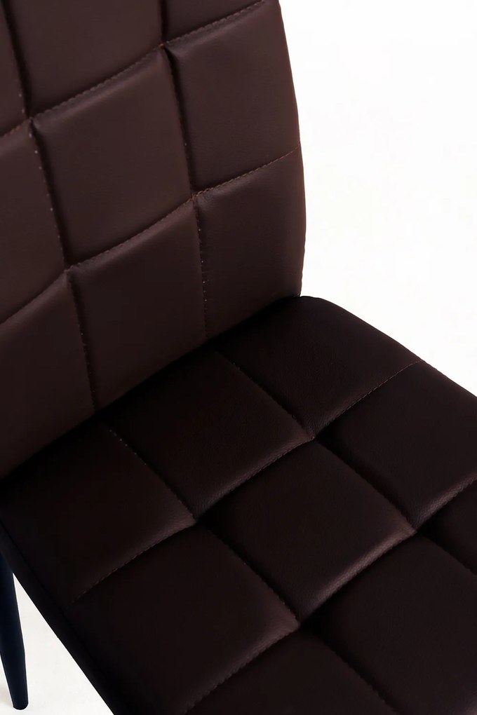 Set 4 Lan Kunstlederen Stoelen