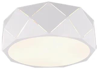Design plafonnière wit 40 cm - Kris Design E27 rond Binnenverlichting Lamp