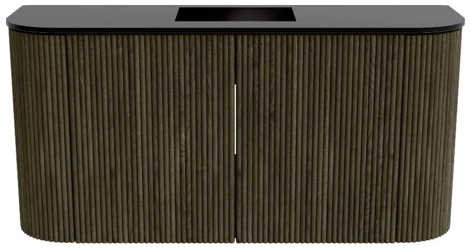 Mondiaz Joya 85cm toiletmeubel ronding links/rechts shadow met wastafel faye midden 1 kraangat urban