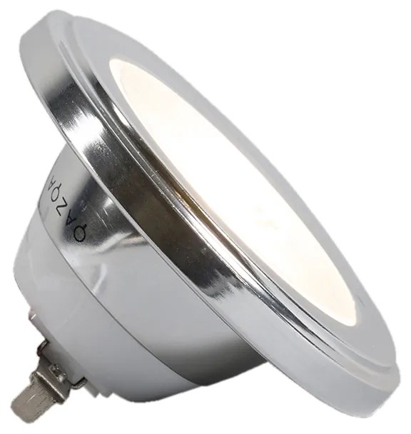 Set van 3 G53 dimbare AR111 LED lampen 9W 650 lm 3000K