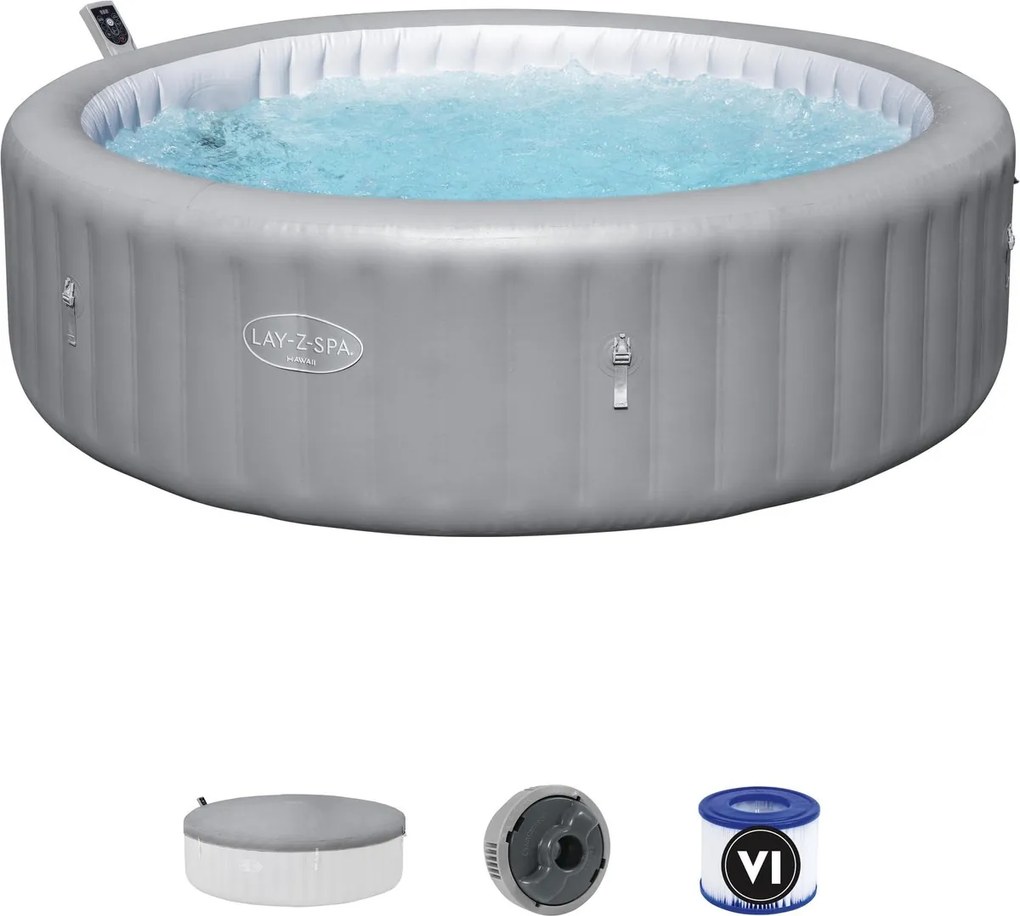Lay-Z-Spa Hawaii Smart AirJet 8 - 6-8 Personen - 40% Energiezuiniger - Appbediening