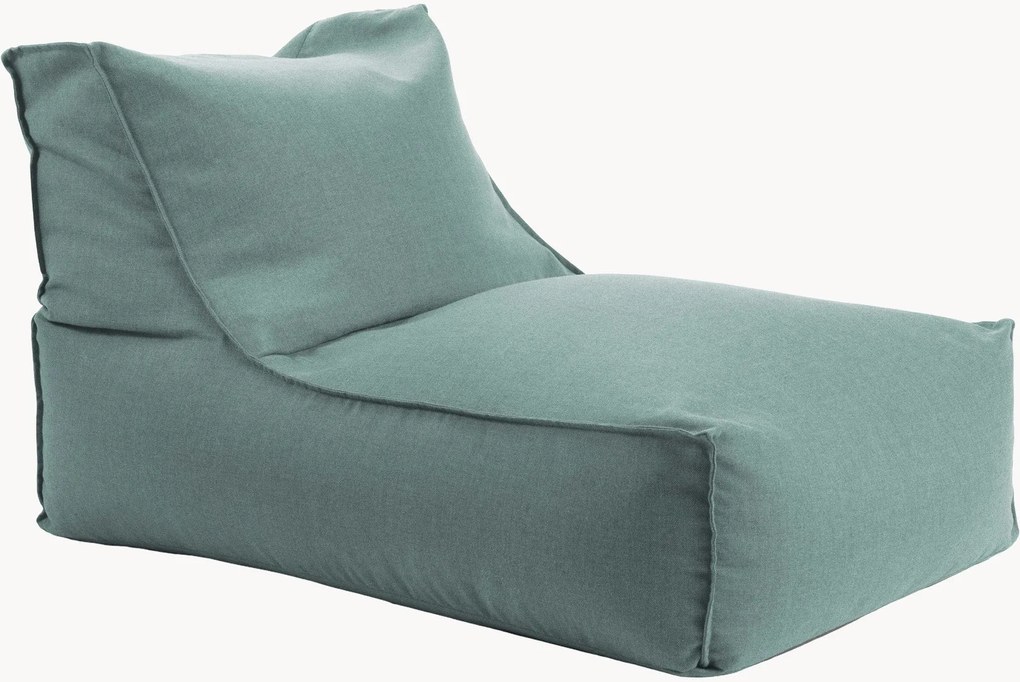 Outdoor zitzak Lounger Der Sundowner van olefine met beschermhoes