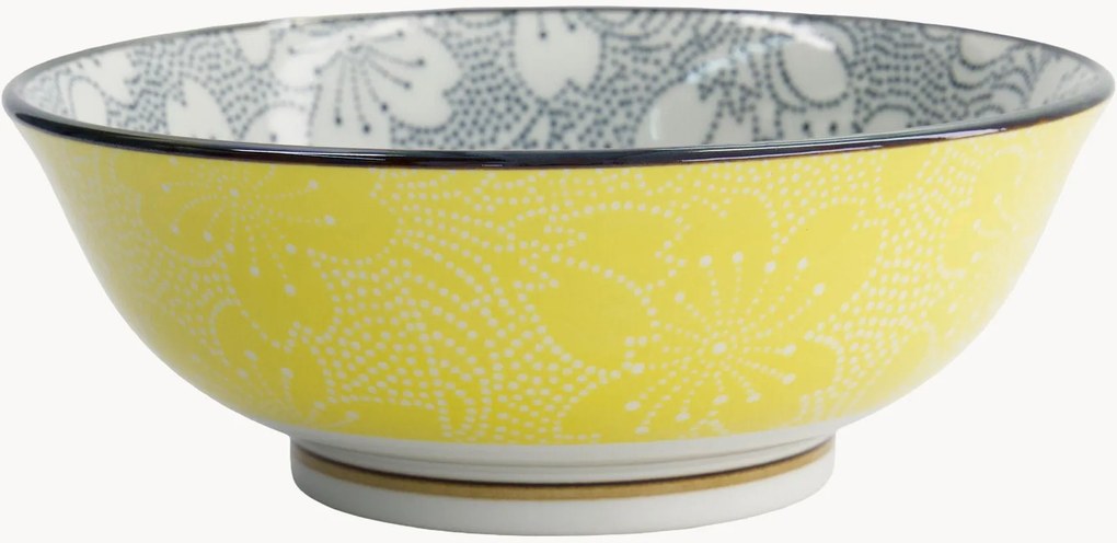 Porseleinen ramenschalen Sakura, 4-delig