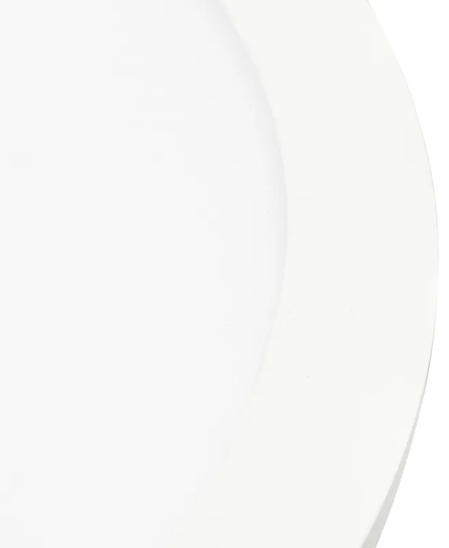 Plafonnière wit 30cm incl. LED 3-staps dimbaar IP44 - Steve