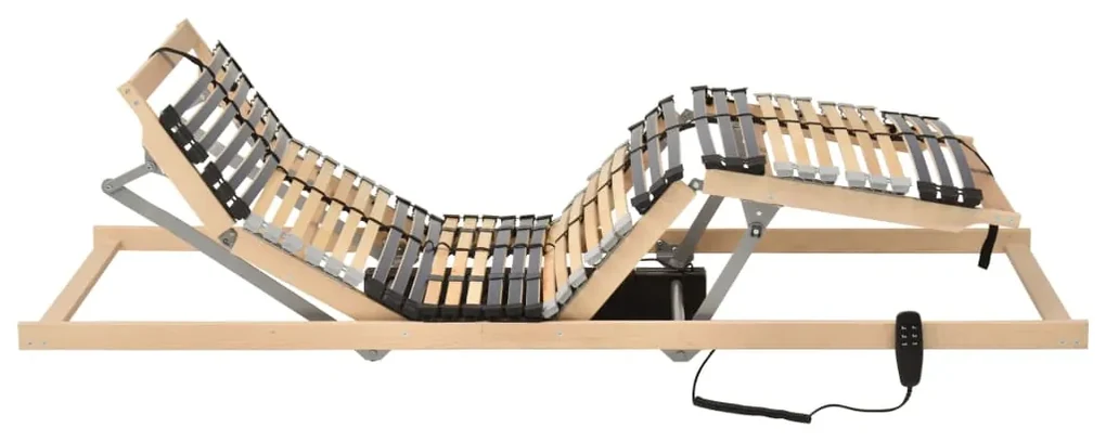vidaXL Lattenbodem met 42 latten 7 zones elektrisch 100x200 cm
