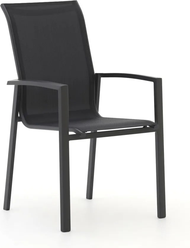 Dining tuinstoel | Forza  Centallo | Aluminium | Grijs | Stapelbaar | Kees Smit Tuinmeubelen