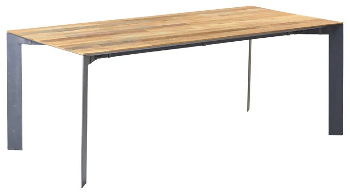 Tower Living Eettafel Teak Hout Met Dun Blad 220 Cm Pandora - 220 X 100cm.