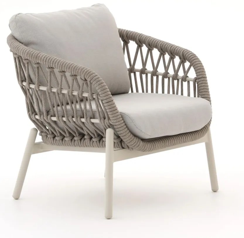 Lounge tuinstoel | Bellagio  Cupello | Textileen | Taupe | Kees Smit Tuinmeubelen
