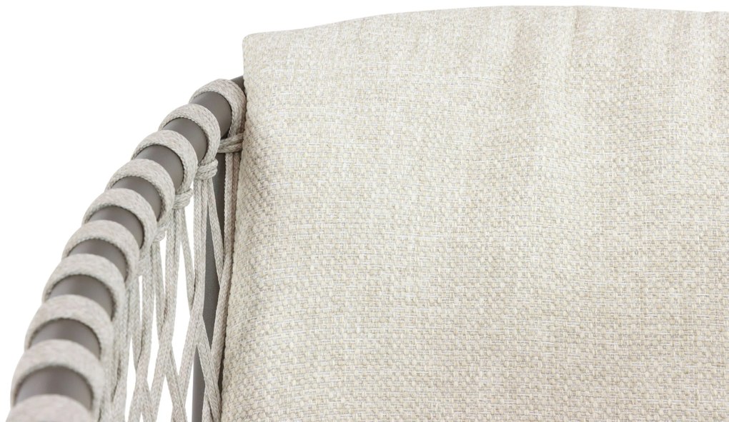 Tuinset 6 personen Aluminium/rope Taupe 4 Seasons Outdoor Allora/Boston