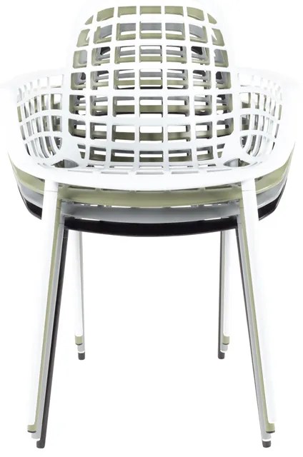 Zuiver Albert Kuip Garden Aluminium Tuinstoel Grijs