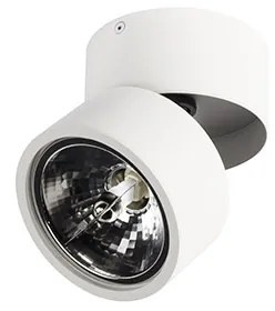 Moderne spot wit rond verstelbaar - Go Nine