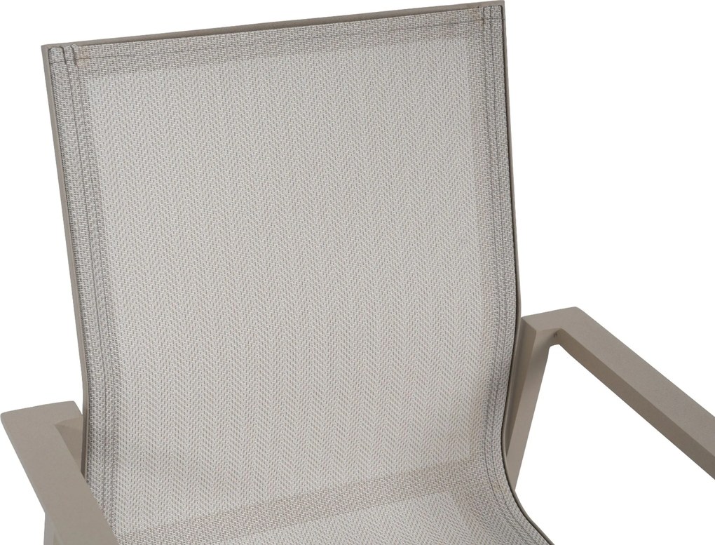 Tuinset 6 personen 260 cm Aluminium Zand/Beige Lifestyle Garden Furniture Timo/San