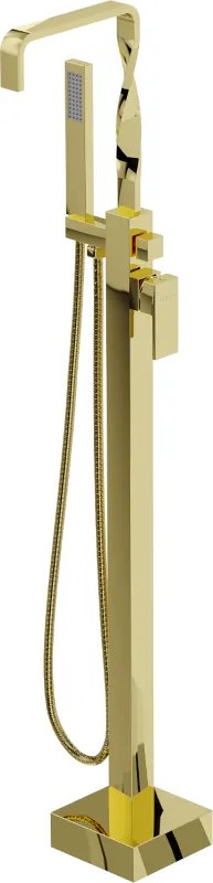 Mexen Avila vrijstaande badkraan, goud - 75833-50