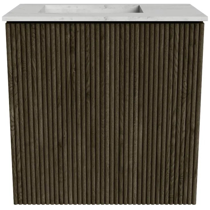 Mondiaz Joya DLux 40cm toiletmeubel shadow met wastafel faye links zonder kraangat opalo